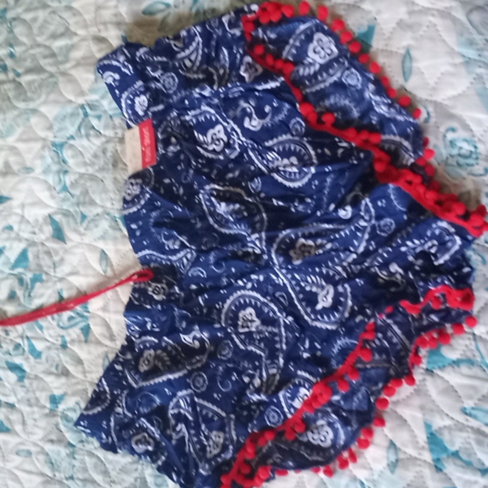 Bandana pattern shorts